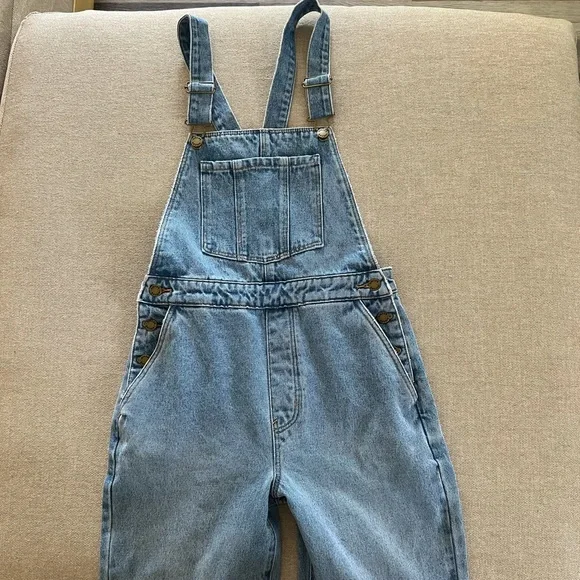 Rollas Light Blue Denim Overalls - Picture 14 of 15
